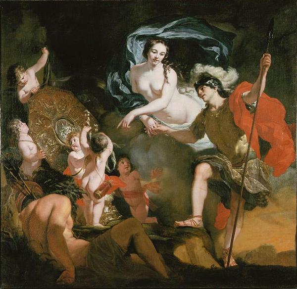 Gerard de Lairesse Venus schenkt wapens aan Aeneas Sweden oil painting art